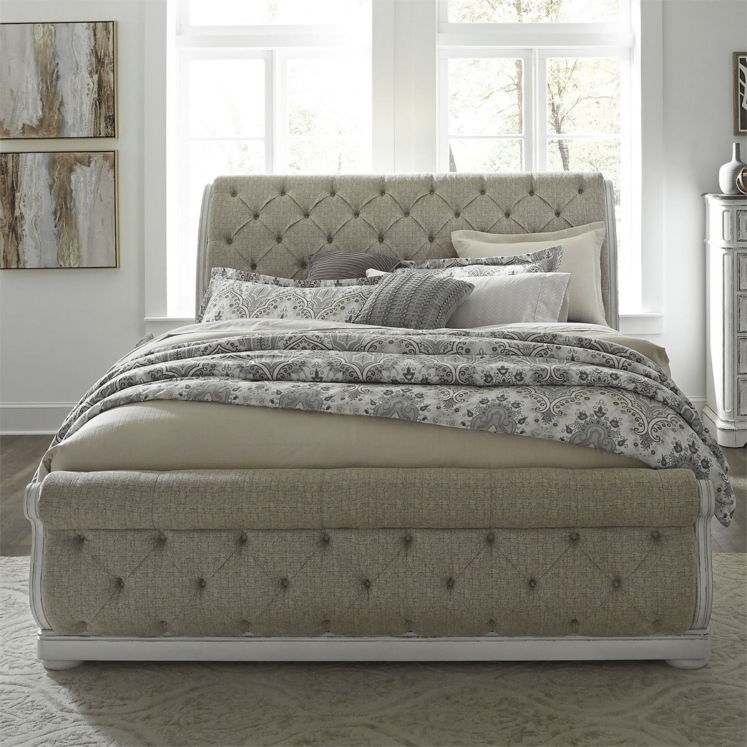 American Design Furniture by Monroe -  Elizabeth Uph Sleigh Bed 3